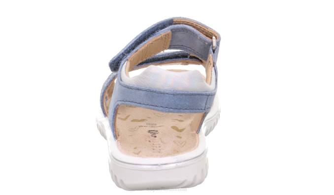 Superfit Blue Toddlers SPARKLE - Sandal with Velcro Fastener Z6Z8678