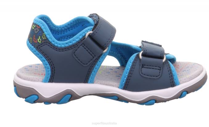 Superfit Blue/Turquoise Toddlers MIKE 3.0 - Sandal with Velcro Fastener Z6Z8621