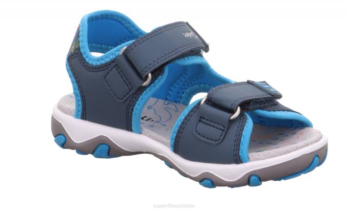 Superfit Blue/Turquoise Toddlers MIKE 3.0 - Sandal with Velcro Fastener Z6Z8621