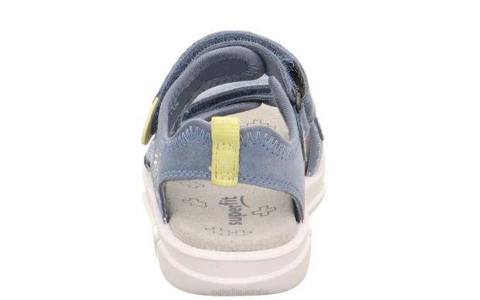 Superfit Blue/Yellow Toddlers PIXIE - Sandal with Velcro Fastener Z6Z8650