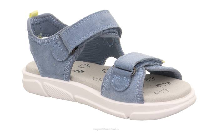 Superfit Blue/Yellow Toddlers PIXIE - Sandal with Velcro Fastener Z6Z8650