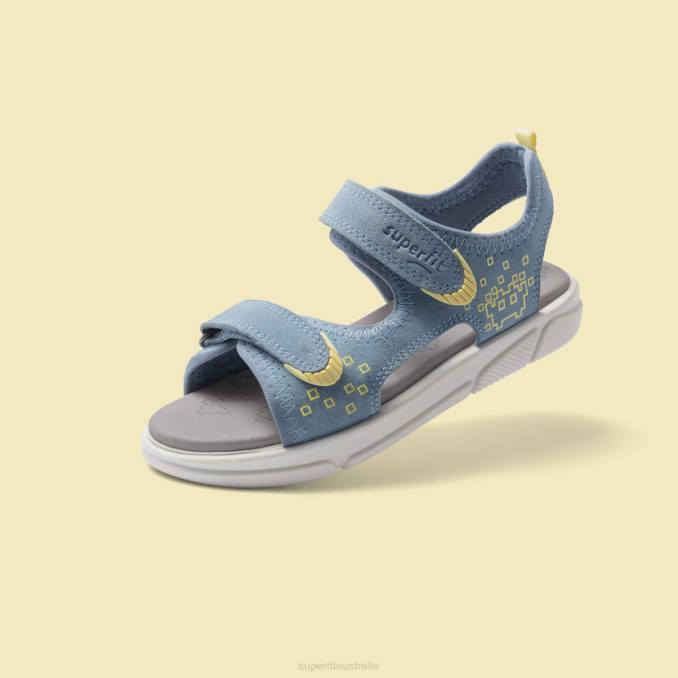 Superfit Blue/Yellow Toddlers PIXIE - Sandal with Velcro Fastener Z6Z8650