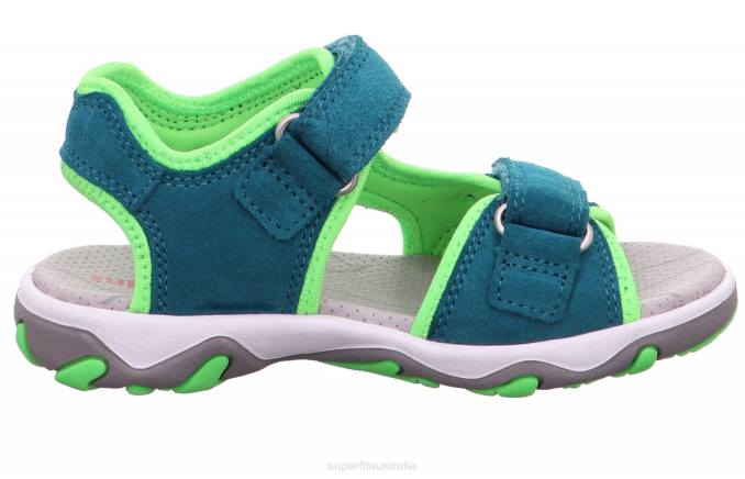 Superfit Green/Light Green Toddlers MIKE 3.0 - Sandal with Velcro Fastener Z6Z8626