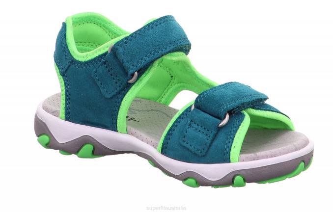 Superfit Green/Light Green Toddlers MIKE 3.0 - Sandal with Velcro Fastener Z6Z8626