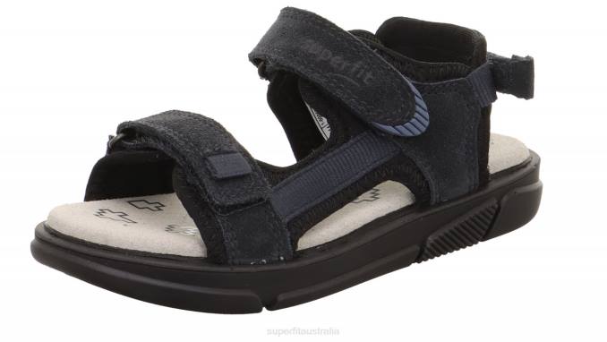 Superfit Grey/Black Toddlers PIXIE - Sandal with Velcro Fastener Z6Z8646