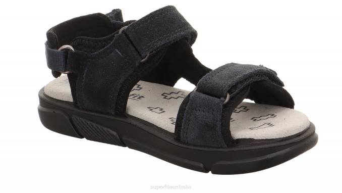 Superfit Grey/Black Toddlers PIXIE - Sandal with Velcro Fastener Z6Z8646