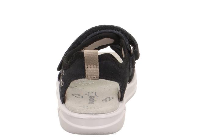 Superfit Grey/Black Toddlers PIXIE - Sandal with Velcro Fastener Z6Z8659