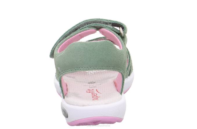 Superfit Light Green/Pink Toddlers EMILY - Sandal with Velcro Fastener Z6Z8680