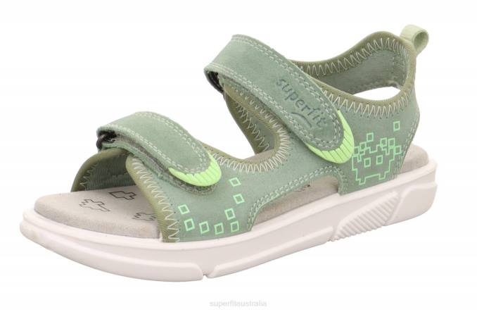 Superfit Light Green Toddlers PIXIE - Sandal with Velcro Fastener Z6Z8649