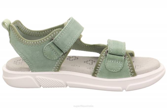 Superfit Light Green Toddlers PIXIE - Sandal with Velcro Fastener Z6Z8649