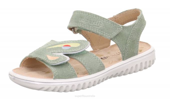 Superfit Light Green Toddlers SPARKLE - Sandal with Velcro Fastener Z6Z8672