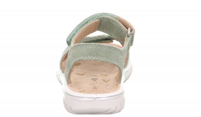 Superfit Light Green Toddlers SPARKLE - Sandal with Velcro Fastener Z6Z8672