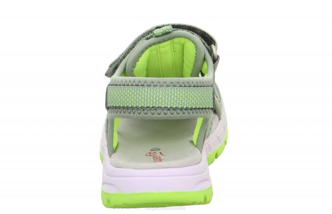 Superfit Light Green/Yellow Toddlers TORNADO LIGHT - Sandal with Velcro Fastener Z6Z8687