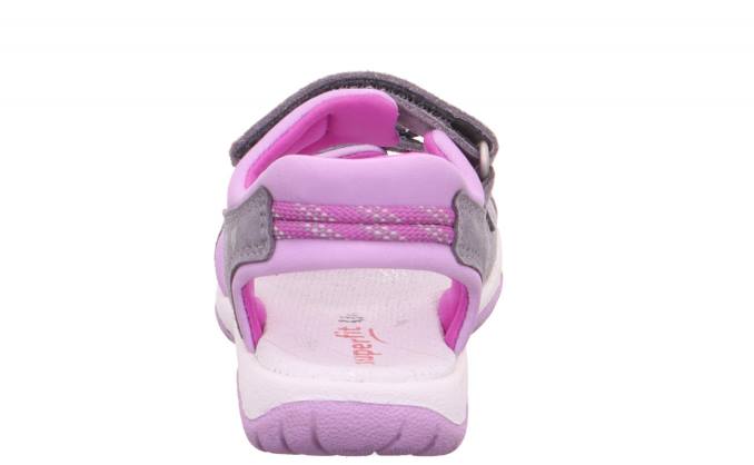 Superfit Light Grey/Purple Toddlers SUNNY - Sandal with Velcro Fastener Z6Z8638