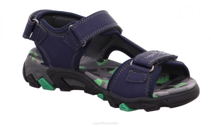 Superfit Ocean/Combi Toddlers HENRY - Sandal with Velcro Fastener Z6Z8684