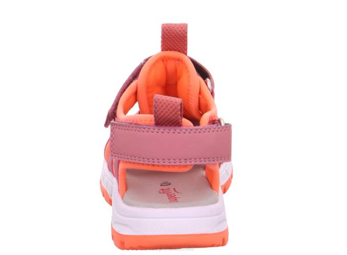 Superfit Pink/Orange Toddlers TORNADO LIGHT - Sandal with Velcro Fastener Z6Z8664