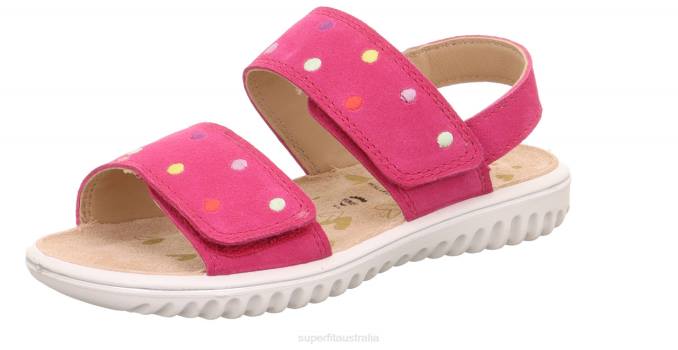 Superfit Pink Toddlers SPARKLE - Sandal with Velcro Fastener Z6Z8654