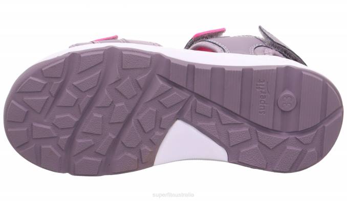 Superfit Purple/Pink Toddlers CRISS CROSS - Sandal with Velcro Fastener Z6Z8653