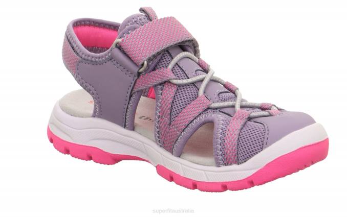 Superfit Purple/Pink Toddlers TORNADO LIGHT - Sandal with Velcro Fastener Z6Z8637