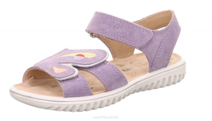 Superfit Purple Toddlers SPARKLE - Sandal with Velcro Fastener Z6Z8618