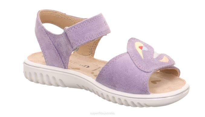 Superfit Purple Toddlers SPARKLE - Sandal with Velcro Fastener Z6Z8618