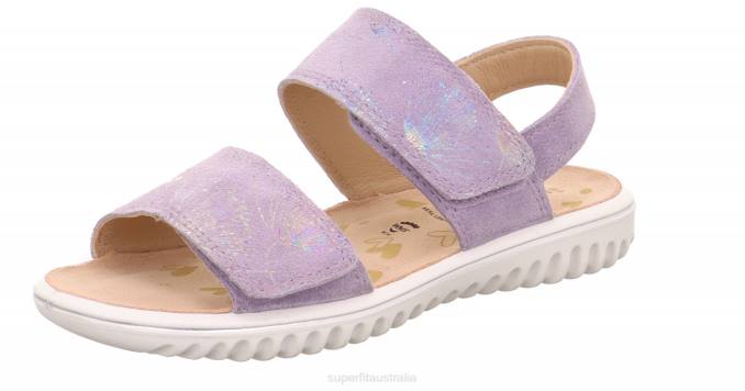 Superfit Purple Toddlers SPARKLE - Sandal with Velcro Fastener Z6Z8645