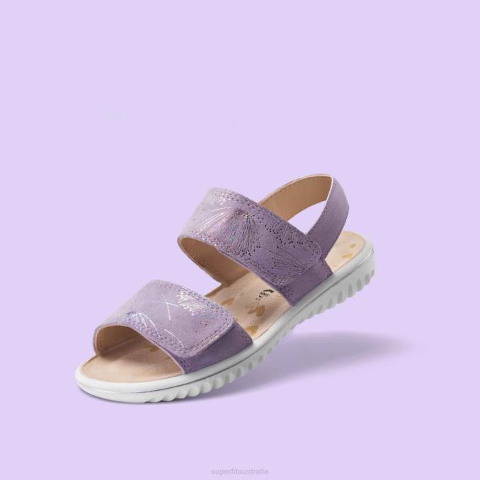 Superfit Purple Toddlers SPARKLE - Sandal with Velcro Fastener Z6Z8645