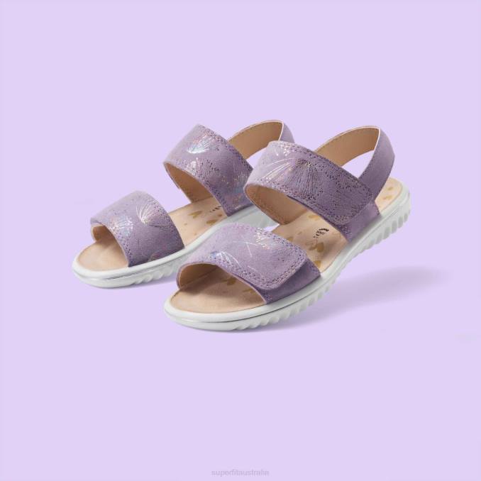 Superfit Purple Toddlers SPARKLE - Sandal with Velcro Fastener Z6Z8645