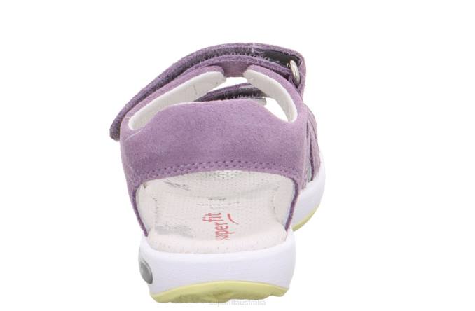 Superfit Purple/Yellow Toddlers EMILY - Sandal with Velcro Fastener Z6Z8669