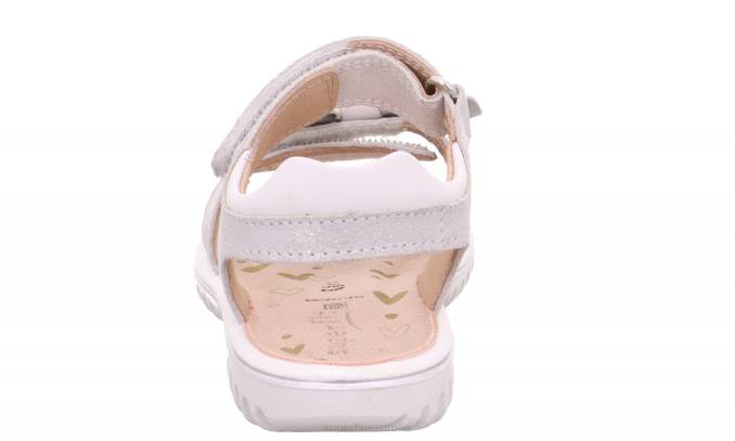 Superfit White Toddlers SPARKLE - Sandal with Velcro Fastener Z6Z8625