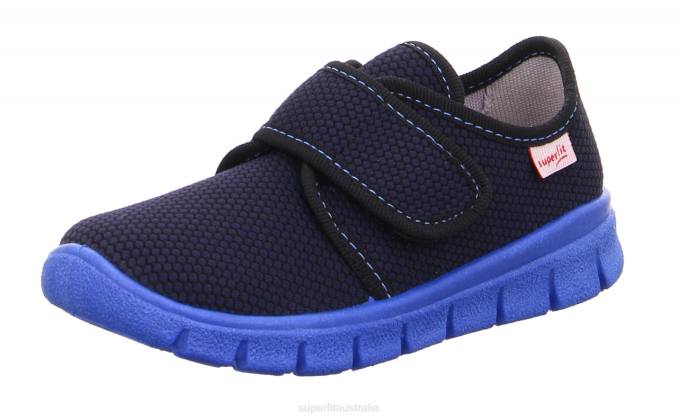 Superfit Blue Toddlers BOBBY - Slipper with Velcro Fastener Z6Z8560