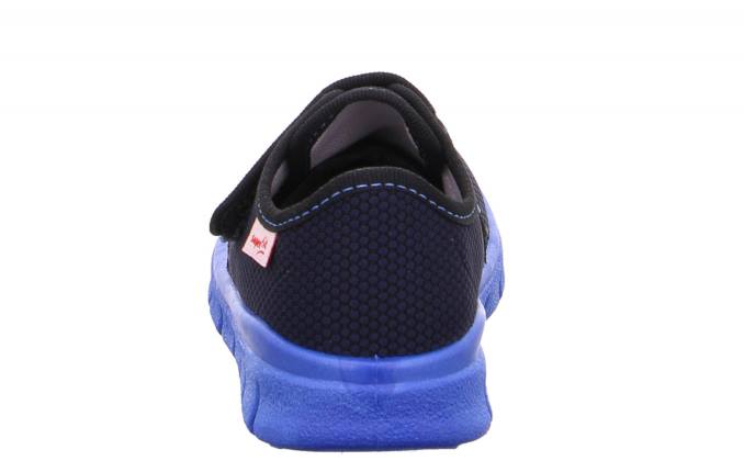 Superfit Blue Toddlers BOBBY - Slipper with Velcro Fastener Z6Z8560