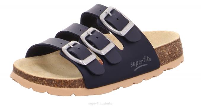 Superfit Blue Toddlers FUSSBETTPANTOFFEL - Slipper with Buckle Z6Z8586