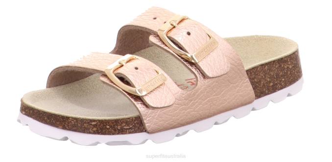 Superfit Bronze Toddlers FUSSBETTPANTOFFEL - Slipper with Buckle Z6Z8584