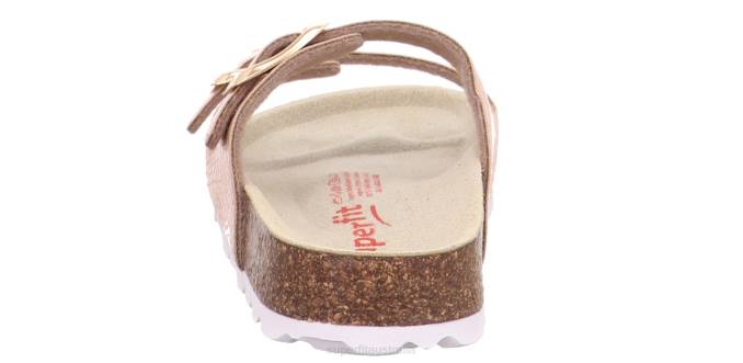 Superfit Bronze Toddlers FUSSBETTPANTOFFEL - Slipper with Buckle Z6Z8584