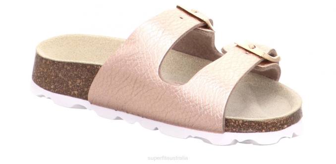 Superfit Bronze Toddlers FUSSBETTPANTOFFEL - Slipper with Buckle Z6Z8584