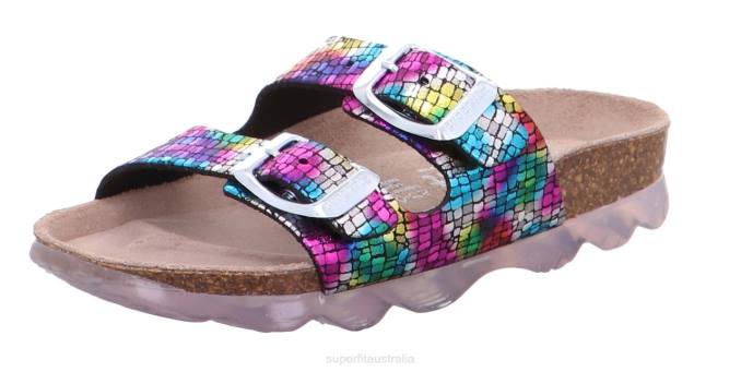 Superfit Multi Colour Toddlers JELLIES - Slipper with Buckle Z6Z8594