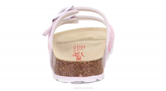 Superfit Pink Toddlers FUSSBETTPANTOFFEL - Slipper with Buckle Z6Z8550