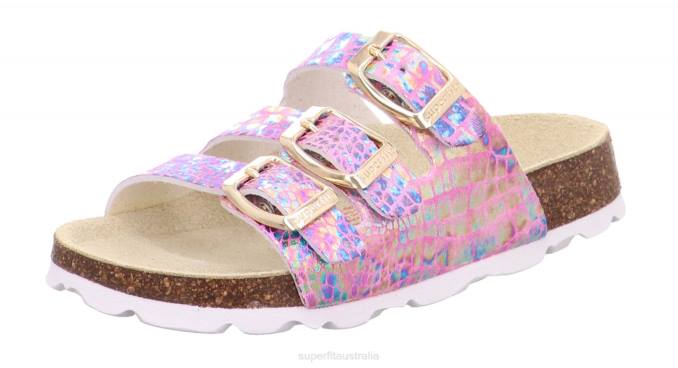 Superfit Rose Toddlers FUSSBETTPANTOFFEL - Slipper with Buckle Z6Z8595