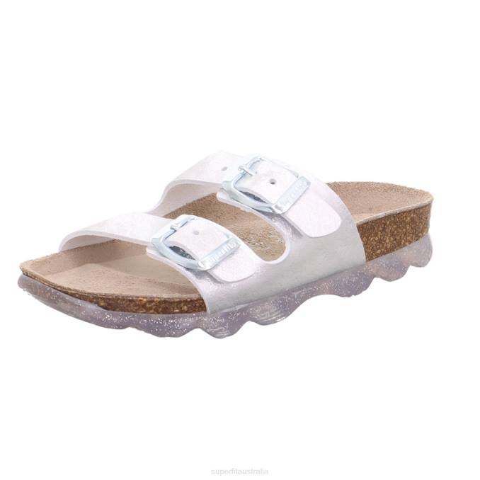 Superfit Silver Toddlers JELLIES - Slipper with Buckle Z6Z8552