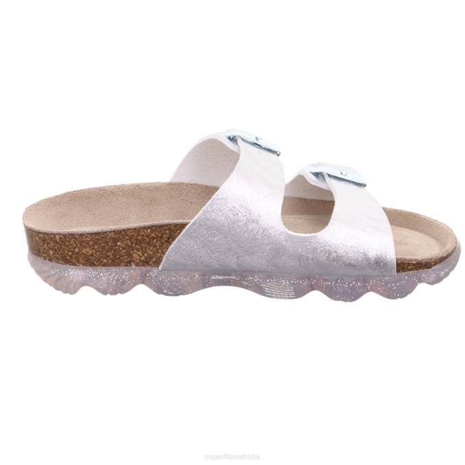 Superfit Silver Toddlers JELLIES - Slipper with Buckle Z6Z8552