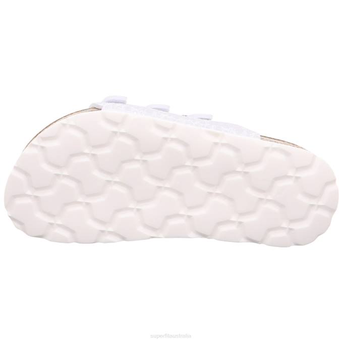 Superfit White Toddlers FUSSBETTPANTOFFEL - Slipper with Buckle Z6Z8554