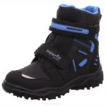 Superfit Black/Blue Toddlers HUSKY - Boot with Velcro Fastener Z6Z8701
