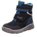 Superfit Black/Blue Toddlers MARS - Boot with Velcro Fastener Z6Z8735