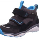 Superfit Black/Light Blue Babies SPORT5 - Sneakers high with Velcro Fastener Z6Z8416