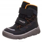 Superfit Black/Orange Toddlers MARS - Boot with Velcro Fastener Z6Z8711