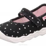 Superfit Black/Silver Babies BUBBLE - Slipper with Velcro Fastener Z6Z882