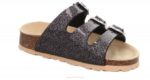 Superfit Black/Silver Toddlers FUSSBETTPANTOFFEL - Slipper with Buckle Z6Z8578 - Image 4