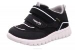 Superfit Black/White Babies SPORT7 MINI - Sneakers low with Velcro Fastener Z6Z8360