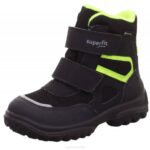 Superfit Black/Yellow Babies SNOWCAT - Boot with Velcro Fastener Z6Z8493